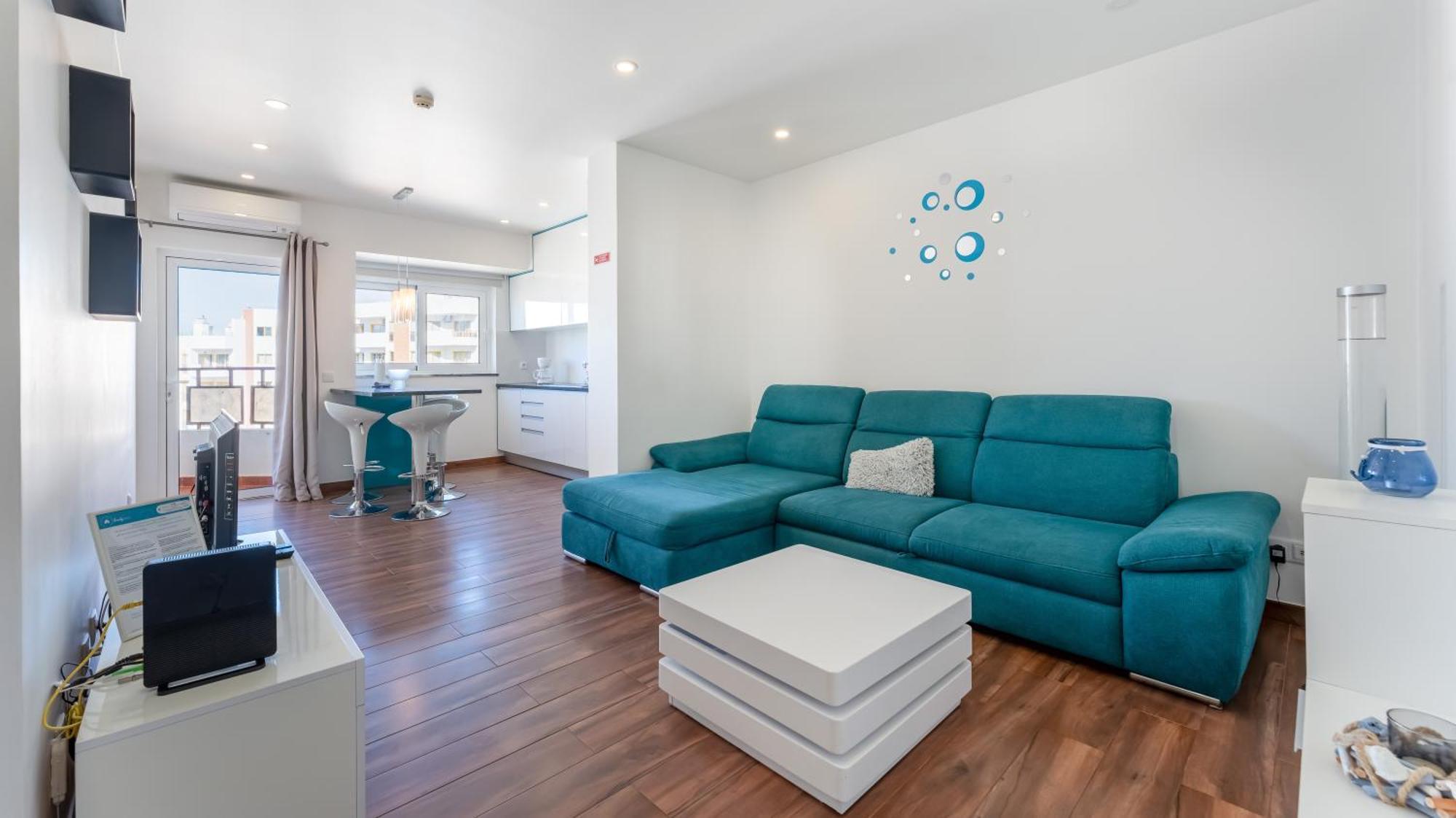 Serene Blue 1 Bdr Flat With Balcony By Lovelystay Portimão Exterior foto